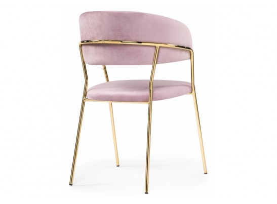 Стул на металлокаркасе Kamelia серый / золото в Набережных Челнах