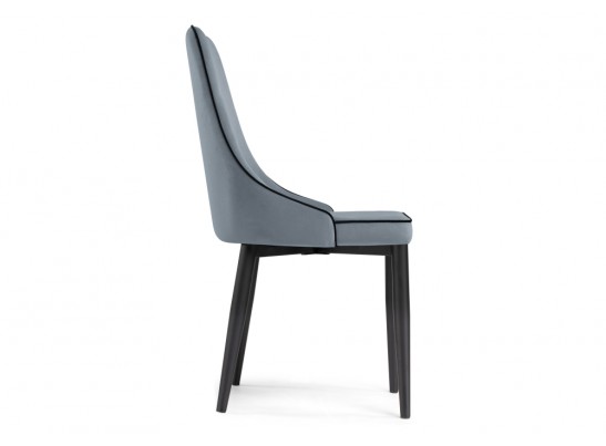 Стул на металлокаркасе Kora 1 gray / black в Набережных Челнах