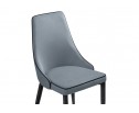Стул на металлокаркасе Kora 1 gray / black в Набережных Челнах