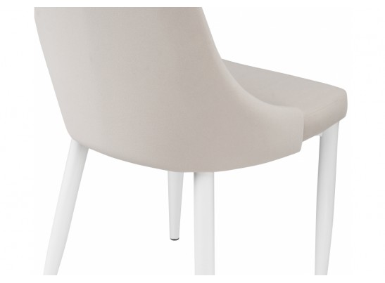 Стул на металлокаркасе Kora beige / white в Набережных Челнах