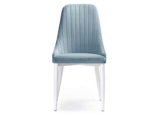 Стул на металлокаркасе Kora light blue / white в Набережных Челнах
