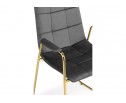 Стул на металлокаркасе Lana dark grey / gold в Набережных Челнах