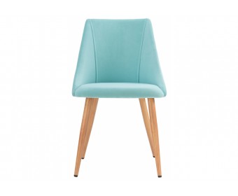 Стул на металлокаркасе Morgan light blue
