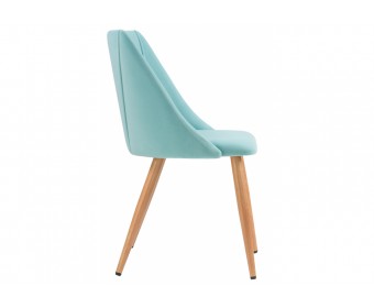 Стул на металлокаркасе Morgan light blue