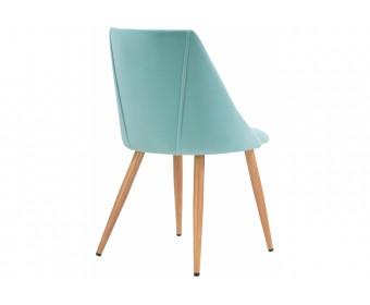 Стул на металлокаркасе Morgan light blue
