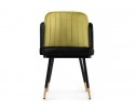 Стул на металлокаркасе Penelopa black / hakki / black / gold в Набережных Челнах