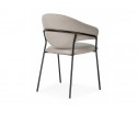 Стул на металлокаркасе Рансол дымчатый / черный глянец в Набережных Челнах