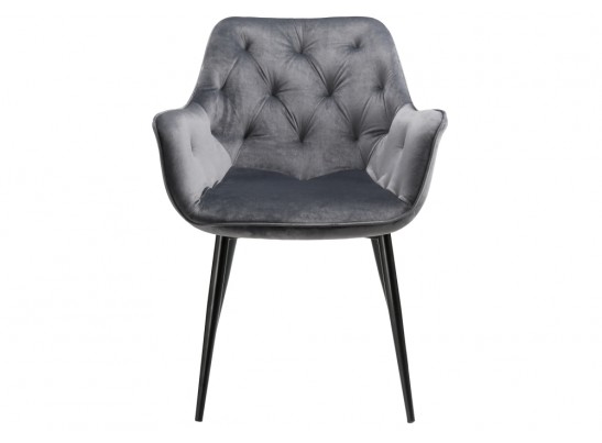 Стул на металлокаркасе Remo dark grey в Набережных Челнах