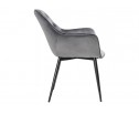 Стул на металлокаркасе Remo dark grey в Набережных Челнах