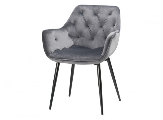 Стул на металлокаркасе Remo dark grey в Набережных Челнах