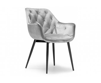 Стул на металлокаркасе Remo light gray