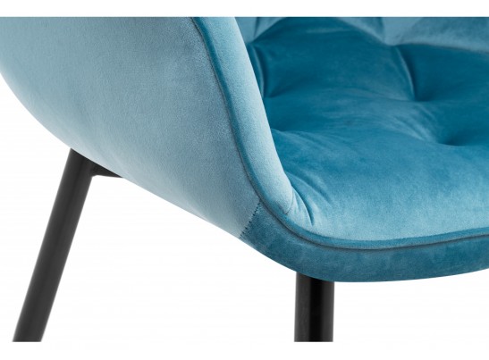 Стул на металлокаркасе Remo синий в Набережных Челнах