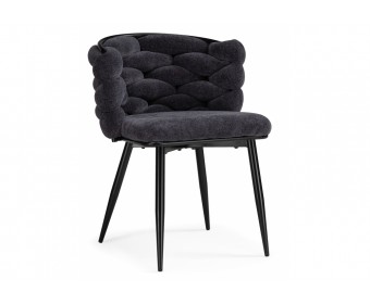 Стул на металлокаркасе Rendi gray-blue / black