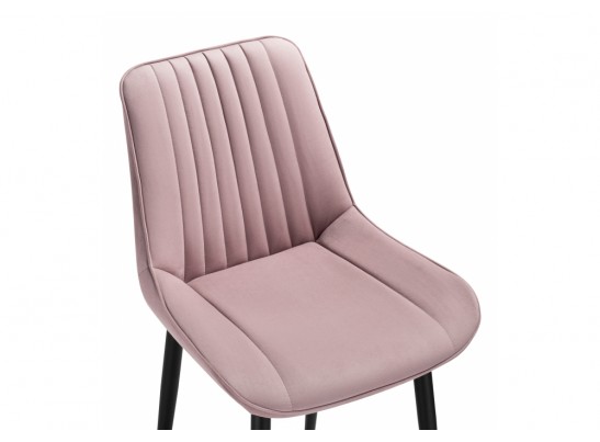 Стул на металлокаркасе Седа розовый / черный в Набережных Челнах