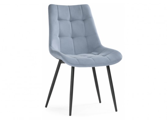 Стул на металлокаркасе Sidra light blue / black в Набережных Челнах