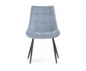 Стул на металлокаркасе Sidra light blue / black в Набережных Челнах