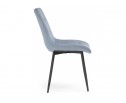Стул на металлокаркасе Sidra light blue / black в Набережных Челнах