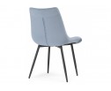 Стул на металлокаркасе Sidra light blue / black в Набережных Челнах
