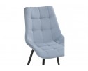 Стул на металлокаркасе Sidra light blue / black в Набережных Челнах