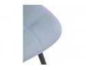 Стул на металлокаркасе Sidra light blue / black в Набережных Челнах