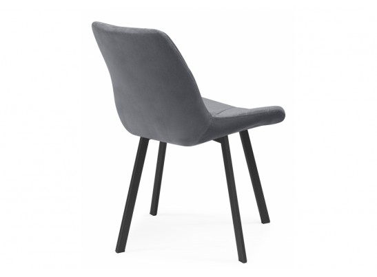 Стул на металлокаркасе Стронг вращающийся темно-серый велютто 32 / черный каркас в Набережных Челнах