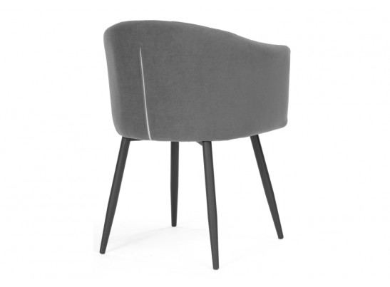 Стул на металлокаркасе Валета темно-серый / черный в Набережных Челнах