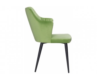 Стул на металлокаркасе Velen dark green