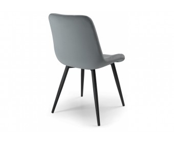 Стул на металлокаркасе Fox gray / black