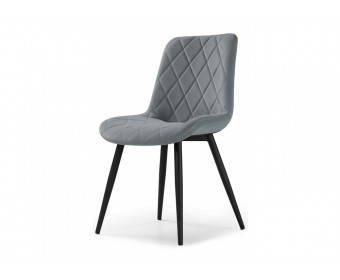 Стул на металлокаркасе Fox gray / black