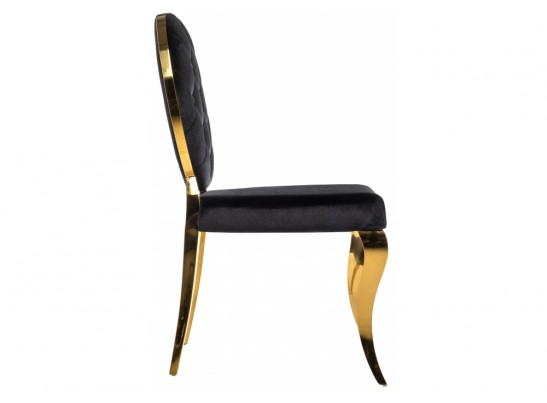 Стул Odda черный / золотой в Набережных Челнах