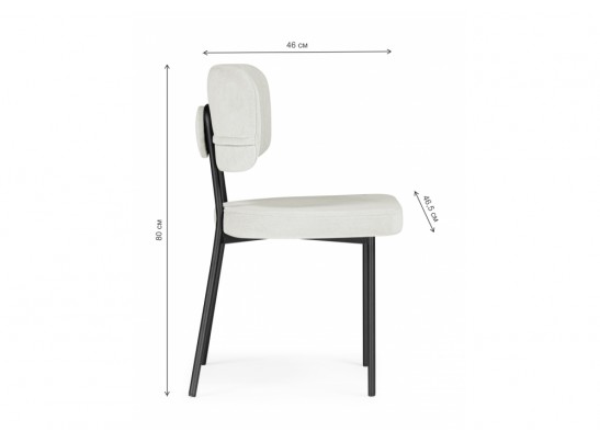 Стул Вакао бежевый brendy milk 02 / черный в Набережных Челнах