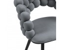 Стул на металлокаркасе Ball dark gray / black в Набережных Челнах
