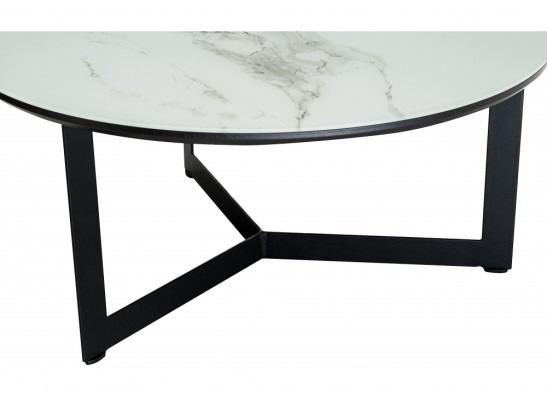 Журнальный столик Роб D-700 70х33 мрамор белый в Набережных Челнах