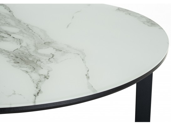 Журнальный столик Роб D-700 70х33 мрамор белый в Набережных Челнах