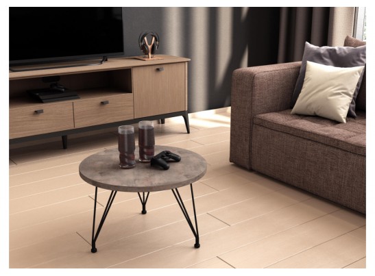 Журнальный столик SHT-CT29 хромикс бронза / черный муар в Набережных Челнах