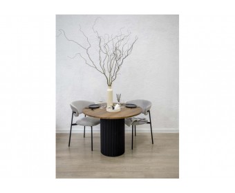 Деревянный стол Барел 89 орех кантри / черный