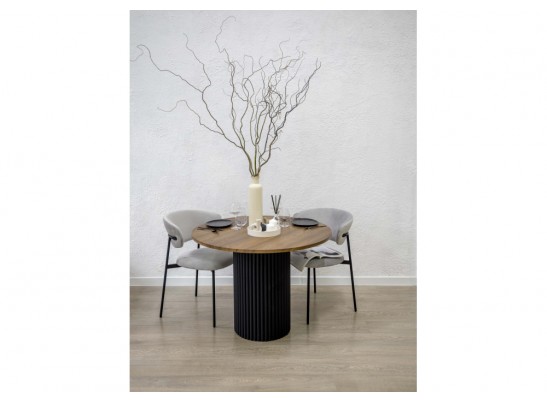 Деревянный стол Барел 89 орех кантри / черный в Набережных Челнах