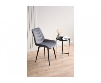 Стул на металлокаркасе Седа темно-серый (zd 995) / черный