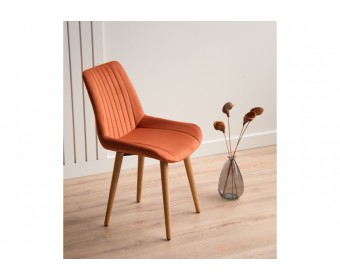 Деревянный стул Седа 360 терракотовый (zd 432) / светлое дерево