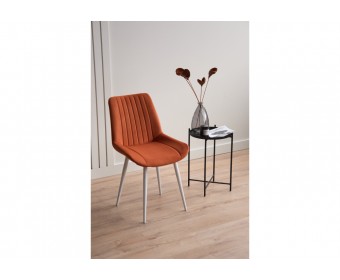 Стул на металлокаркасе Седа 360 терракотовый (zd 432) / белый