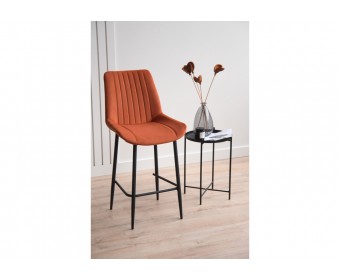 Полубарный стул Седа 360 терракотовый (zd 432) / черный