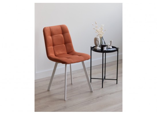 Стул на металлокаркасе Чилли терракотовый / белый в Набережных Челнах