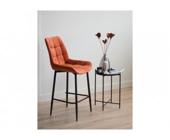 Полубарный стул Челси 360 терракотовый (zd 432) / черный