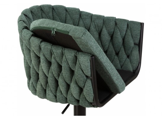 Барный стул 9690-LM Leon зеленый / черный в Набережных Челнах