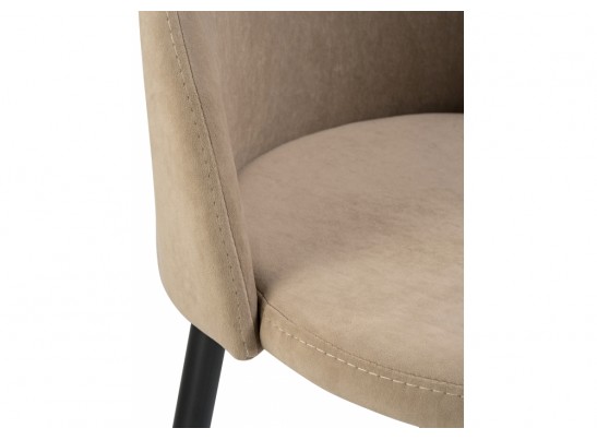 Барный стул Амизуре бежевый / черный матовый в Набережных Челнах