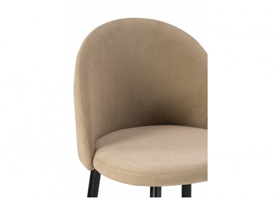 Барный стул Амизуре бежевый / черный матовый в Набережных Челнах