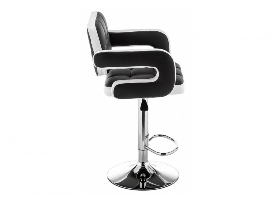 Барный стул Bent черный / белый в Набережных Челнах
