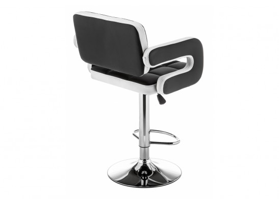 Барный стул Bent черный / белый в Набережных Челнах