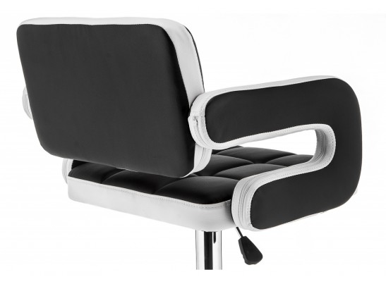 Барный стул Bent черный / белый в Набережных Челнах