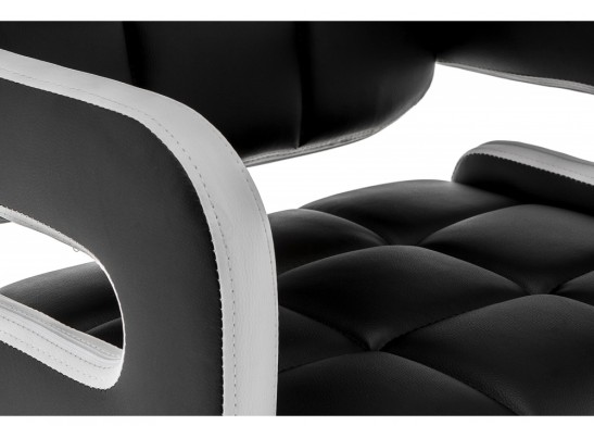 Барный стул Bent черный / белый в Набережных Челнах